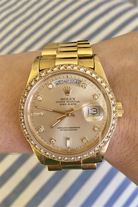 rolex oyster perpetual day date automatic 21 jewels|rolex day date gold 36.